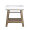 James Martin Vanities Auburn 31.5in Single Sink Console, Weathered Timber w/ Glossy White Mineral Composite Stone Top 165-V31.5-WTB-GW - alternate 2